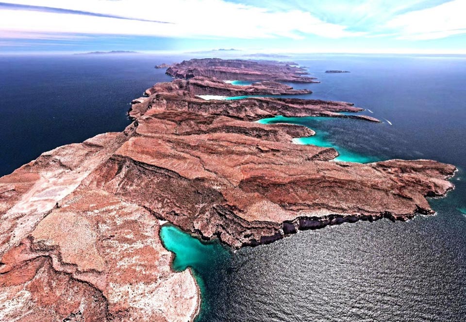 Isla Espíritu Santo, île sauvage en mer de Cortez classée au Patrimoine mondial de l'Unesco